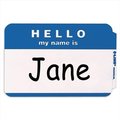 C-Line Products C-Line Products 92235BNDL10BX Pressure Sensitive Badges  HELLO my name is  Blue  3 .5 x 2 .25  100-BX - Set of 10 BX 92235BNDL10BX